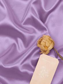 1 件缎纹和绉布面料，用于 DIY 婚纱头饰，适用于婚礼、生日派对、餐饮、户外、房间装饰 - 淺紫色 - 查看 1