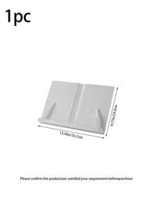 1 pieza Estante de lectura multifuncional, atril de libros, atril de lectura, atril de cuaderno, soporte de escritorio universal, atril de lectura vertical para estudiantes - Multicolor - Ver 13