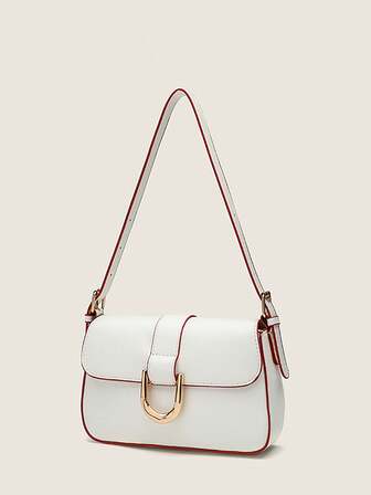 时尚 PU 皮革单肩包、潮流腋下包、女士优雅手提包和钱包