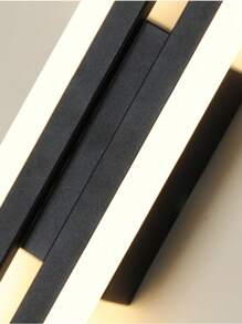 1 件/220V 现代黑色/金色 LED 壁灯，创意卧室床头灯，适用于客厅走廊 - 壁燈1 - 查看 9