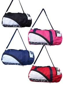 Small Gym Bag Football Sports Boot Holder 8 Colors - 黑與白 - 查看 2