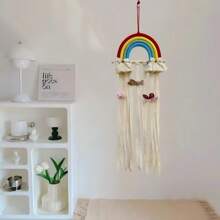 1 Conjunto de Presilhas de Cabelo com Laço para Meninas, Caixa de Armazenamento de Presilhas de Cabelo com Laço Colorido, Organizador de Acessórios de Cabelo, Decoração de Parede Pendurada para o Quarto de Meninas, Quarto, Sala de Estar (Rosa), Decorações e Presentes de Chá de Bebê para a Família