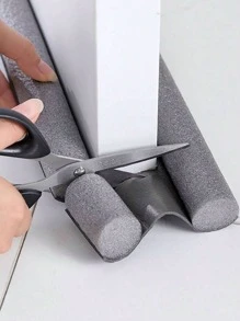 1 Miếng Dán Cửa, Miếng Dán Cửa Gia Dụng Và Miếng Dán Đáy Cửa, Miếng Dán Cạnh Khung Cửa Chống Gió, Miếng Dán Hạt Chống Va Chạm Không Tiếng Ồn, Miếng Dán Cách Âm, Chống Bụi, Chống Gió, Chống Muỗi Và Côn Trùng, Dễ Lắp Đặt, Không Dính Vào Sàn, Thiết Kế Hình Trụ Rắn Phục Hồi Nhanh Sau Khi Được Ép, Chất Liệu, Xốp EPR + Vải Không Dệt - Nhiều màu - Xem 2