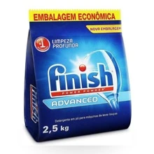 Bột rửa chén Finish 2.5kg Làm sạch sâu, Nhà bếp, Phòng tắm, Nhà, Nhà cung cấp gia dụng - Màu xanh lam - Xem 1