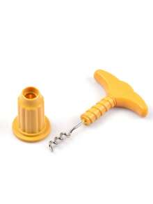 KIT Set 3 Bottle Opener Corkscrew Seal Cutter 3 Pcs Utilities Home Kitchen Drinks Bar - Green - View 7