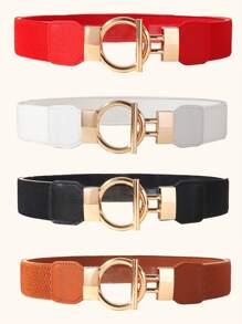 Women's Elastic Waist Belt - Multicolor - View 1