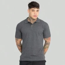 KIT 3 Men's Polo Shirt With Cotton Piquet Collar, Premium Fabric - Đỏ và trắng - Xem 3