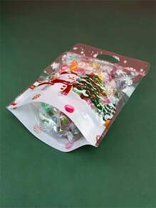 Christmas Magic "10 Pieces Of Christmas Snowflake Candy Bags-Transparent Candy And Snack Gift Bags, Suitable For Holiday Pies. Yes, New Year's And Thanksgiving Decorations Christmas Decorations Christmas Decor Christmas Gifts Christmas Party Supplies Christmas Gift Bags Christmas Bags Christmas Stickers Christmas Christmas Decorations Christmas Pajamas Christmas Gifts Christmas Decor - Multicolor - View 2