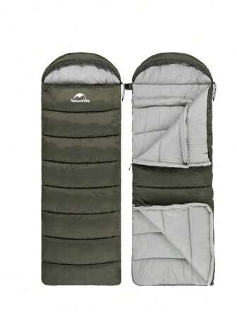 Naturehike 4-säsongs förtjockad varm bomullssovsäck, lämplig för vuxna, kan anslutas, bärbar för utomhuscamping, enperson