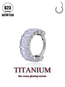 1 chiếc khuyên tai/khuyên mũi bằng pha lê Zirconia sang trọng, trang sức Unisex thiết kế rực rỡ, hoàn hảo cho trang phục thường ngày, tiệc tùng, lựa chọn quà tặng hấp dẫn - Nhiều màu - Xem 9