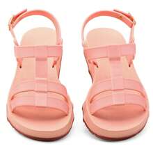 WOMEN'S SANDAL COMFORTABLE SOFT NON-SLIP FLAT SHOE - 乾枯玫瑰色 - 查看 2