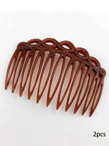 Vintage Plastic Woven Hair Comb, Multi-Functional Hollow Hair Accessories