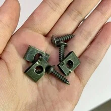 50pcs Car Screw Base U-Clip, Car Modification Clip, Metal Interior  Bumper Protection Clip, Car Anti-Rust Corrosion Self-Tapping Screws, Car Repair Tools - Black - View 9