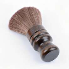 1pc Personalized Soft Hair Brush, Haircut & Hairstyling Brush, Christmas Gift - Brown - View 3