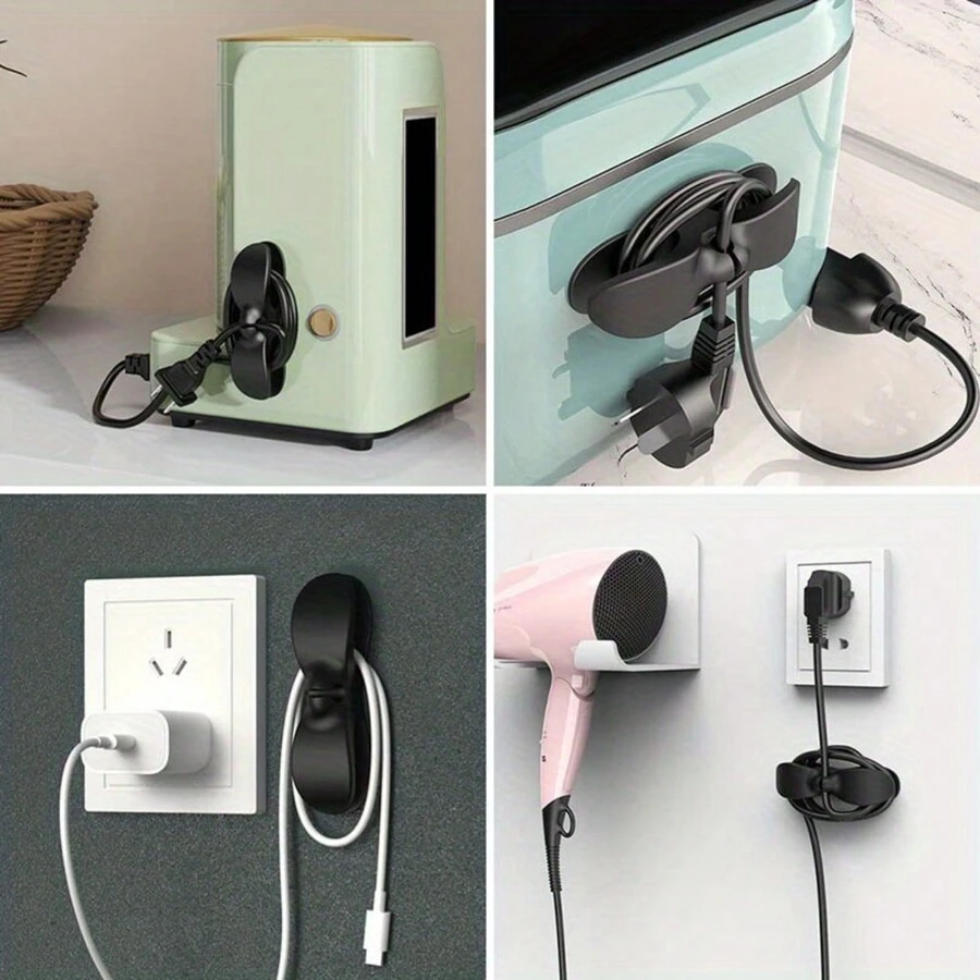 1/3 chiếcBộ sắp xếp dây quấn cao cấp - Hệ thống quản lý cáp hiệu quả cho các thiết bị nhà bếp, máy chiên không dầu, máy pha cà phê, v.v. - Dễ sử dụng, tiết kiệm không gian và bền