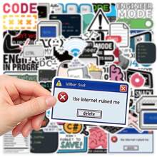 50pcs Programmer And Computer Application Style Waterproof Stickers, Graffiti And Vinyl Self-Adhesive Stickers With Children Certificate. Suitable For DIY On Suitcases, Water Bottles, Phones, Laptops, Skateboards, Luggage, Helmets And More.,Laptop Stickers,Stickers,Stickers For Laptop,Engineer Gift,Mobile Stickers,Self-Adhesive Graffiti Stickers - UU267 - View 6