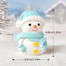 2pcs Snowman Resin Ornaments - Ideal For Christmas And Wedding Decorations, Love Theme Gardens & Terrariums, Outdoor,Christmas