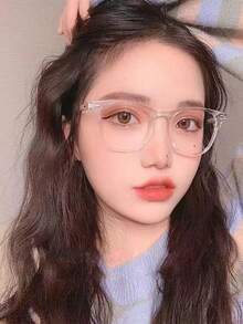 3 件装男女通用猫眼形个性化时尚眼镜，适合派对、街头摄影、日常佩戴，带透明 L - 無色 - 查看 6