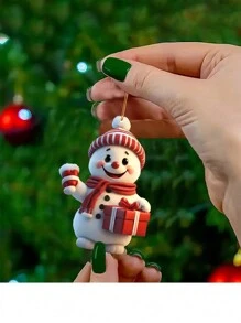 7 件/套亚克力圣诞装饰套装：圣诞老人、圣诞树等 - 非常适合装饰您的圣诞树、圣诞节 - 紅色 - 查看 8