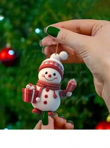 7 件/套亚克力圣诞装饰套装：圣诞老人、圣诞树等 - 非常适合装饰您的圣诞树、圣诞节 - 紅色 - 查看 6