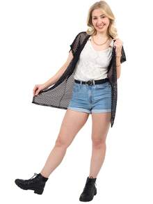 Women Kimonos - màu đen - Xem 3