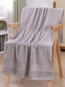One Pc Bath Towel Simplicity Bathroom, Bathroom Products For Bathroom Ultra Soft, Absorbent, Skin Friendly, For Bathroom . Gym . Hotel . Vacation Seaside Everyday Essentials Ideal For Home And Travel - The Perfect Gift For Everyone! Home Bathroom Decor Fall Decor Back To School For Beauty Salon Home Bathroom Shower Towels For Beauty Salon, Hotel Sports,Home Essentials, Towel, Skin Care Bath Towel Sheet - Multicolor - View 4