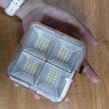 1 pieza Foco solar multifuncional, linterna de mano, luces solares para exteriores