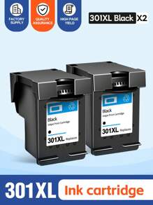 301XL 2Black Ink Cartridge - Black - View 1
