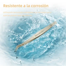 Pinza Nagaraku Dorada N-03-2 Para Pestañas Importadora Tim ChengLeody - Dorado - Ver 4