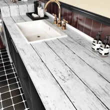 1 rol houtnerf contactpapier, zelfklevend, verwijderbaar PVC-behang, kant-en-klaar behang, geschikt voor keuken, slaapkamer, woonkamer, aanrechtblad, meubeldecoratie, huisdecoratie en meubelrenovatie.
