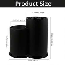 1 pieza Estante para almacenar cuchillos, soporte universal para cuchillos sin incluir cuchillos, organizador multifuncional ahorradora de espacio para utensilios de cocina, accesorio de almacenamiento negro para la cocina - Negro - Ver 8