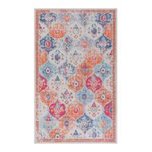 Alfombra de área de 4x6 pies color crema, alfombra lavable, de pelo bajo, antideslizante, sin desprendimiento, plegable, alfombras de área para sala de estar, dormitorio, cocina, comedor - regalos perfectos, (crema, 4 pies x 6 pies)