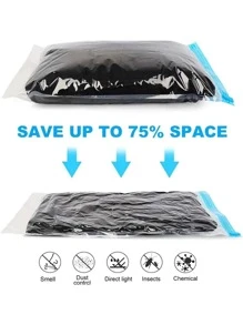 1/3/5pcs Compression Bags For Travel Travel Accessories Space Saver Bags No Vacuum Or Pump Needed Vacuum Storage Bags For Travel Essentials Travel And Home Packing Organizers (Blue) Clothes Storage Clothes Organizer Travel Organizer Bag Set Travel Storage Bag Set Packaging Bag Back To School School Bag Travel Essentials Travel Organizer For Beach Summer Vacation Travel Must Haves Vacation Holiday School Accessories Supplies Stuff Back To School Supplies