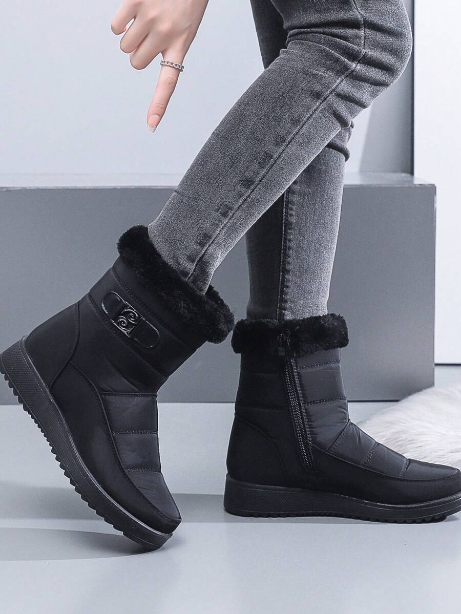 Winter Outdoor Comfortable Thermal Lined Short Boots