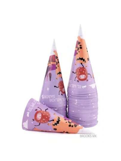 100pz De Cono Grande Waffle Barquillo Helado Papel Portacono Agregar a favoritos 4.8