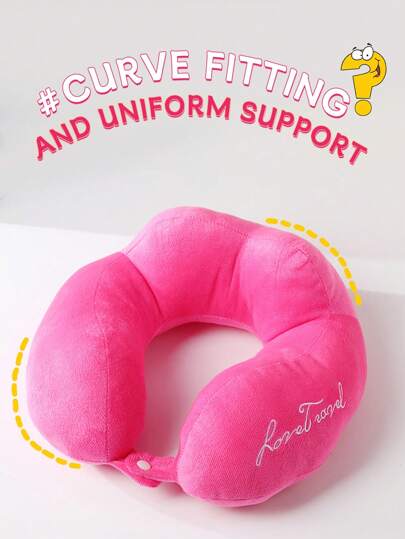 Travel Neck Pillow, Sleep Schattige Shaped Head Zachte Warm Multi Functional Portable Kussen [Please Fluff Knead The After Receiving It Be