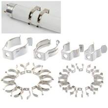 4 Sets (48 PCS/Set) Tool Spring Terry Clips Heavy Duty Storage For Shed Wall Mount Clips - Silver - View 8