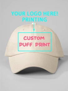 1 pièce Casquette de baseball unisexe avec lettres personnalisées imprimées - casquette de baseball - Voir 6