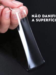 Ultra Strong Transparent Double Sided Adhesive Silicone Tape 3 Meters - Trong sáng - Xem 3