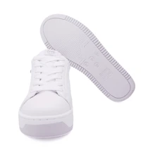 Via Marte White Women's Flatform Casual Platform Sneakers - 白色 - 查看 7