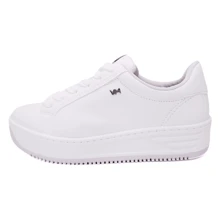 Via Marte White Women's Flatform Casual Platform Sneakers - 白色 - 查看 2