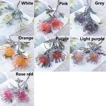 1pc Artificial Spider Chrysanthemum Flower, Wedding Bouquet, Home Decor, Photography Prop, Plastic Crab Claw Mum Decoration, Valentine Day, Gift,Fall Decor,Autumn,Fake Plants - Multicolor - View 4