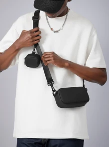 1/3 piezas Accesorio de hebilla para bolso bandolera de cintura para deportes al aire libre, bolso bandolera multifuncional y portátil, adecuado para entusiastas militares, bolso camuflado impermeable, aplicable para ciclismo al aire libre, combate y uso quirúrgico (el negro es solo el bolso de cintura), bolso de trabajo, bolso de trabajo - Negro - Ver 6