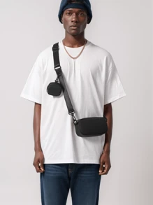1/3 piezas Accesorio de hebilla para bolso bandolera de cintura para deportes al aire libre, bolso bandolera multifuncional y portátil, adecuado para entusiastas militares, bolso camuflado impermeable, aplicable para ciclismo al aire libre, combate y uso quirúrgico (el negro es solo el bolso de cintura), bolso de trabajo, bolso de trabajo - Negro - Ver 7