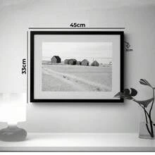 Kit 3 A3 Frames For Photo Poster Acetate Photography 30x42 Cm - màu đen - Xem 5