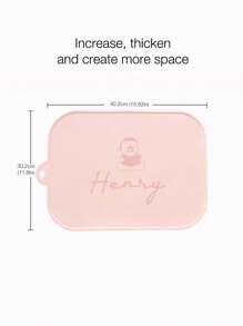 1pc Custom Silicone Placemat, Waterproof, Heat Insulation, Easy To Clean, Suitable For Baby Dining Table Baby Shower Family Decorations Gifts Winter Eve Gifts Back To School Winter Gift Ideas Boy Girl Valentine's Day