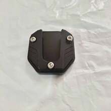 1 pieza Nuevo estilo Soporte de apoyo para pie de motocicleta universal, Almohadilla antideslizante de aleación de aluminio