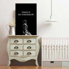 1 pieza Póster de boxeo, Cartel personalizado de lienzo "No hay mañana", Impresiones de arte de pared, Regalos para amigos, Para decoración del hogar, decoración del dormitorio, Sin marco - Blanco - Ver 6