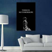 1 pieza Póster de boxeo, Cartel personalizado de lienzo "No hay mañana", Impresiones de arte de pared, Regalos para amigos, Para decoración del hogar, decoración del dormitorio, Sin marco - Blanco - Ver 8