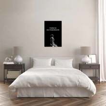 1 pieza Póster de boxeo, Cartel personalizado de lienzo "No hay mañana", Impresiones de arte de pared, Regalos para amigos, Para decoración del hogar, decoración del dormitorio, Sin marco - Blanco - Ver 5